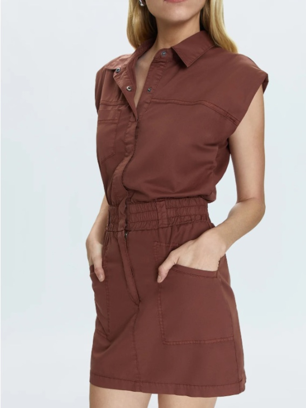 NWT Pistola Rosie Mini Dress - Praline